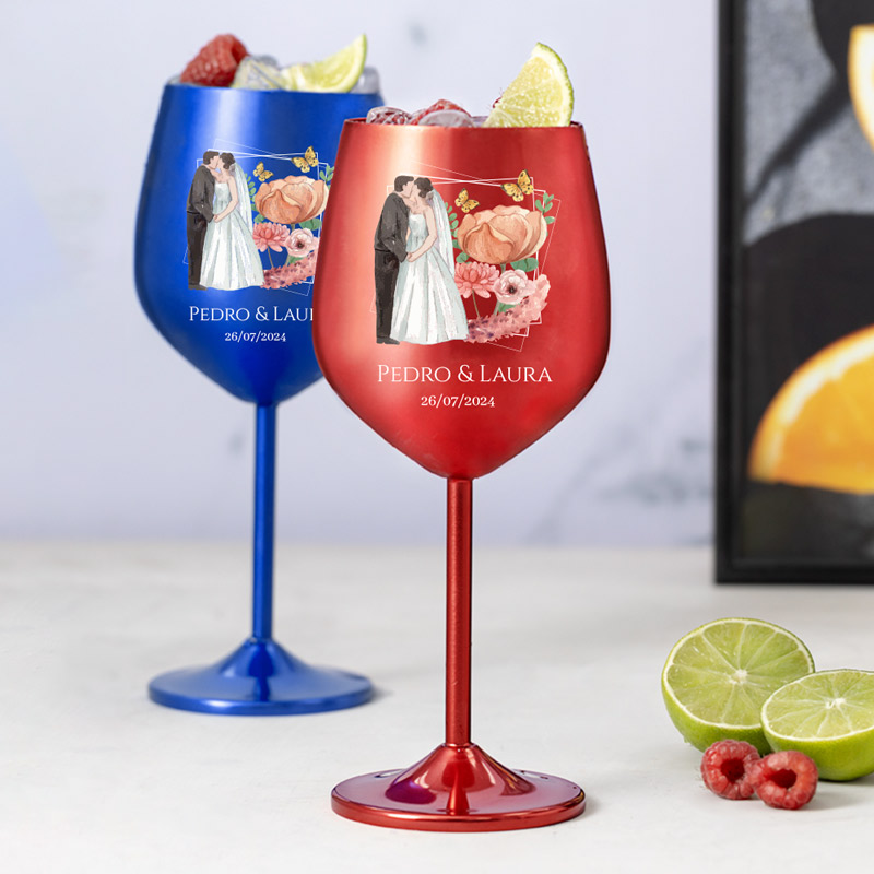 COPA DE VINO PERSONALIZADA MODERNA